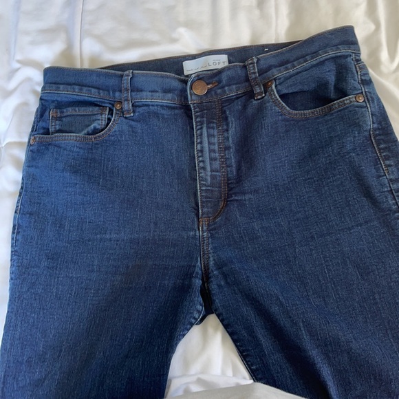 Anne Taylor Loft medium high waist skinny ankle jeans EUC - Picture 4 of 9